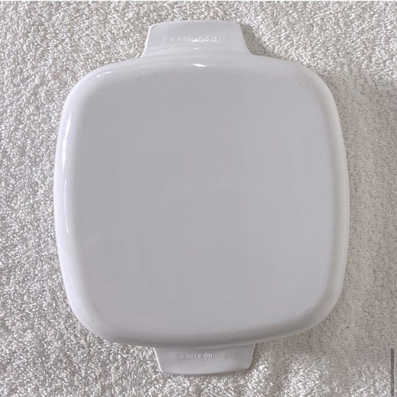 Vintage Corningware Lyrics Black Tulip Print Casserole Dish A-1.5-L USA - Picture 11 of 13